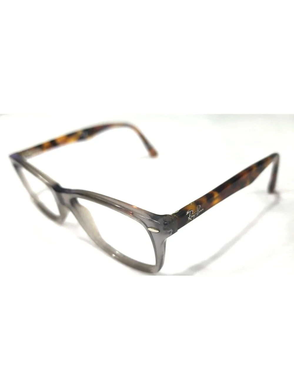 Ray Ban RB5228 5629 Gray Tortoise Oval Eyeglasses Frames 53/17 140 WA